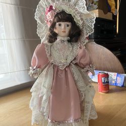 Vintage antique porcelain doll