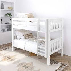 Humboldt White XL Low Bunk Beds