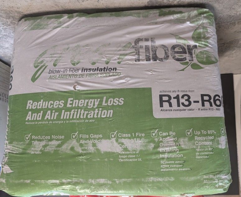 One bag blow in insulation