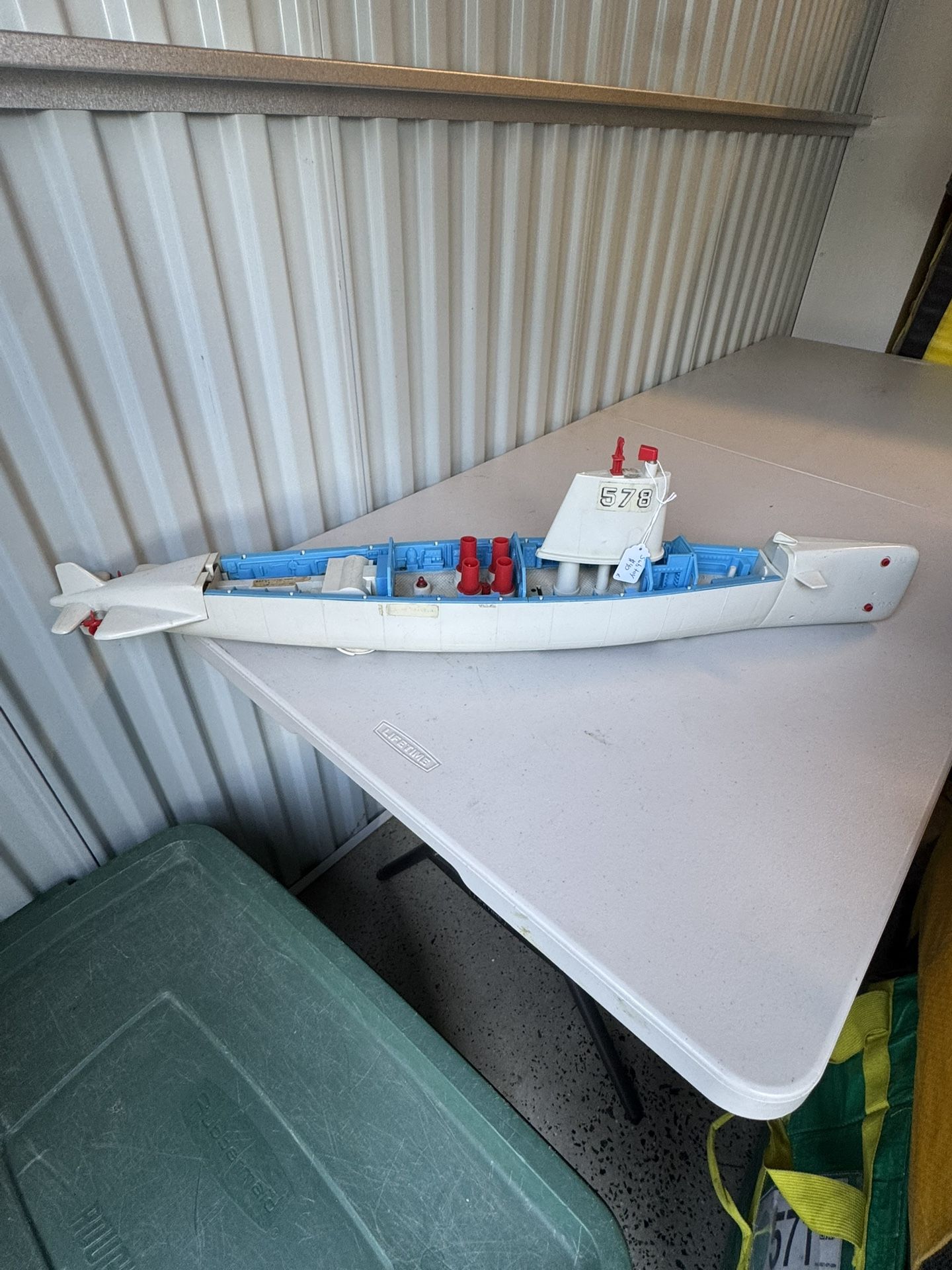 Remco Barracuda 578 Submarine Toy From The 1960’s
