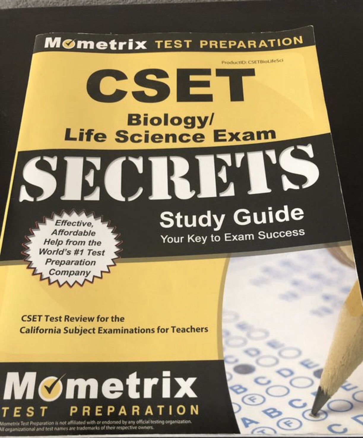 Cset - Biology/Life Science Study Booklet