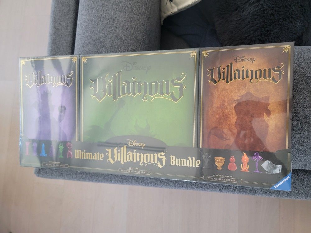 Disney Ultimate Villainous Bundle Board Game Core Game Expandalone 1 & 2 The Worst Take It All