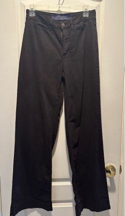 Dark Brown Not Your Daughter Jeans wide leg extra high rise waist, lift tuck technology size 4 U. S.