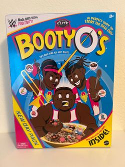 WWE Mattel Elite Booty O’s 3-pack New Day. MTFDX69. BRAND NEW, IN BOX, UNOPENED.