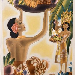 1960 Era Hawaiian Menus Art