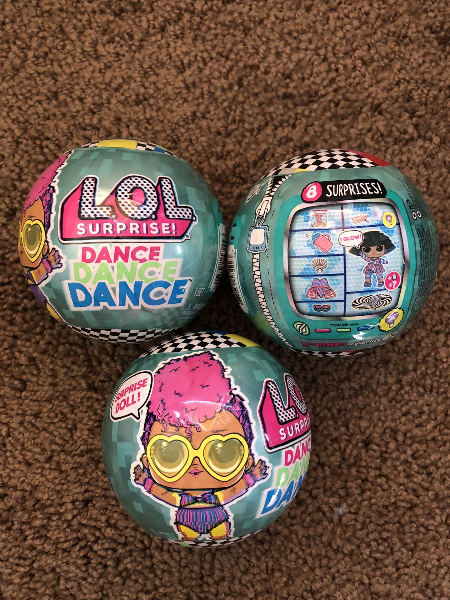 L.O.L. Surprise! Dance Doll Balls (Set of 3)