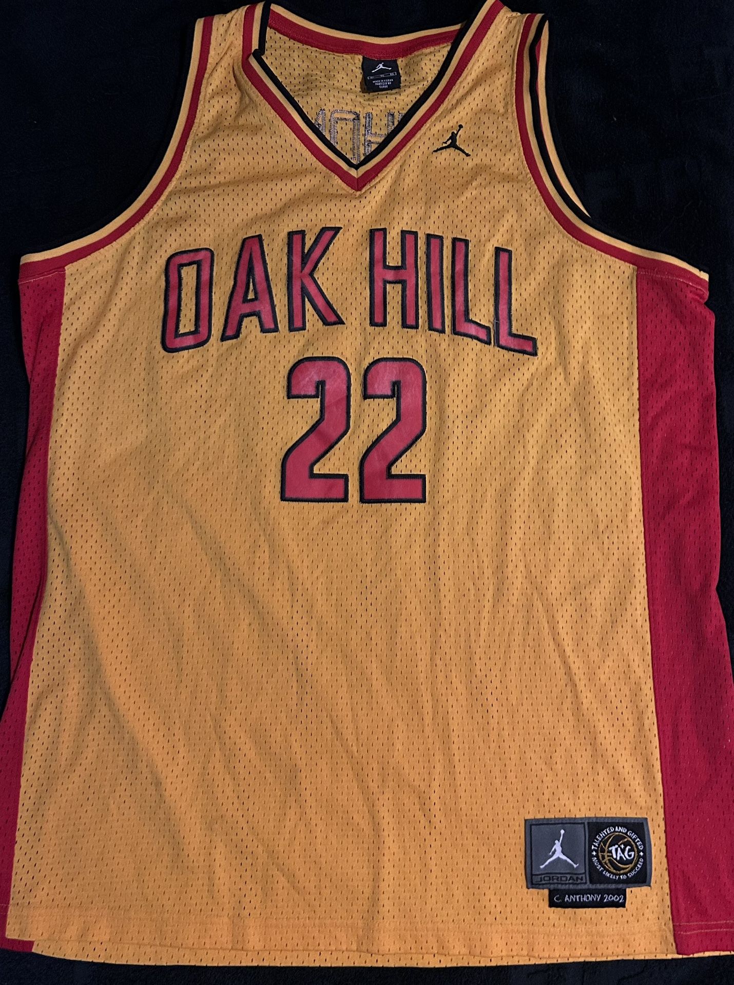 Oak Hill Carmelo Anthony 22 Basketball Jersey 