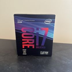 Intel i7-8700K CPU