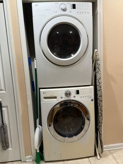 LG washer and dryer