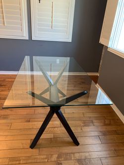 Modern Glass Dining Table