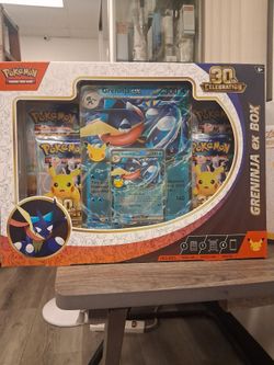 Pokémon TCG Greninja ex Box 30th Celebration