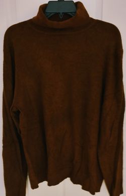 Croft And Barrows Brown Turtleneck Sweater.
