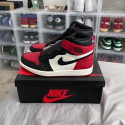 DS Jordan 1 Bred Toe size 9.5