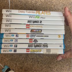 Nintendo Wii And Nintendo WiiU Games