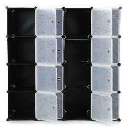 NEW Portable Cube Closet Wardrobe Storage Organizer Clothe Cabinet shelf Bed room Thumbnail