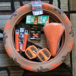 NEW Bicycle Bmx Parts Bundle 20" Orange 