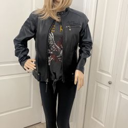 Harley Davidson Woman’s Leather Jacket Size M