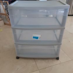 3 Drawer wide Cart