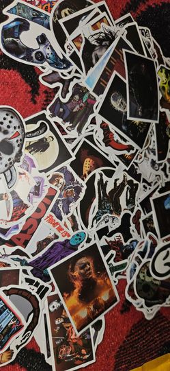 Horror movie stickers