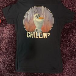 Olaf Chilling Blue T-shirt Medium