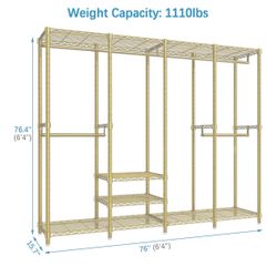 2 Wire Garment Racks for Hanging Clothes