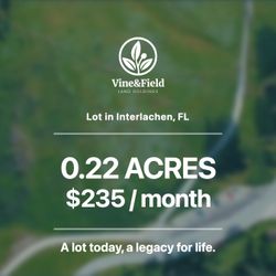 0.22 Acre Florida Lot - $500 down - No HOA - Owner financing
