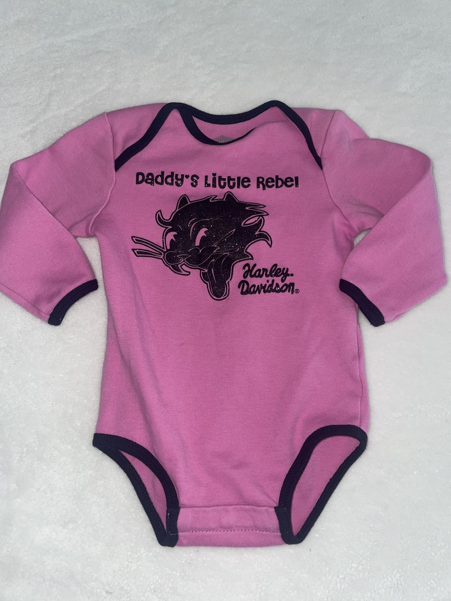 Harley -Davidson Baby girl bodysuit Onesie