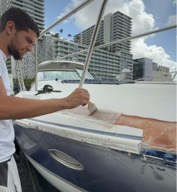 Fiberglass and gelcoat