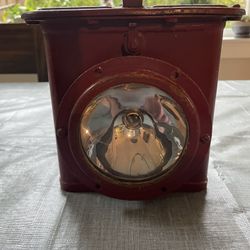 Vintage Red Railroad Lantern