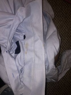 Men shirt need cleaning size 34/35 for $5