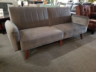 BRAND NEW GRAY LINEN SOFA FUTON