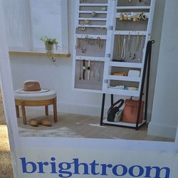 Jewelry Cabinet with Mirror 