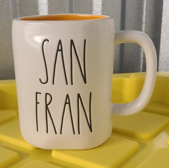 Rae dunn San Fran mug 
double sided 
golden gate Bridge 