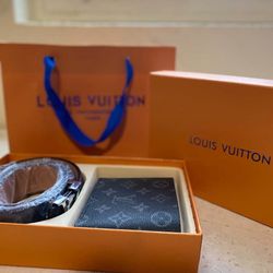 Lv Belt And Wallet Set