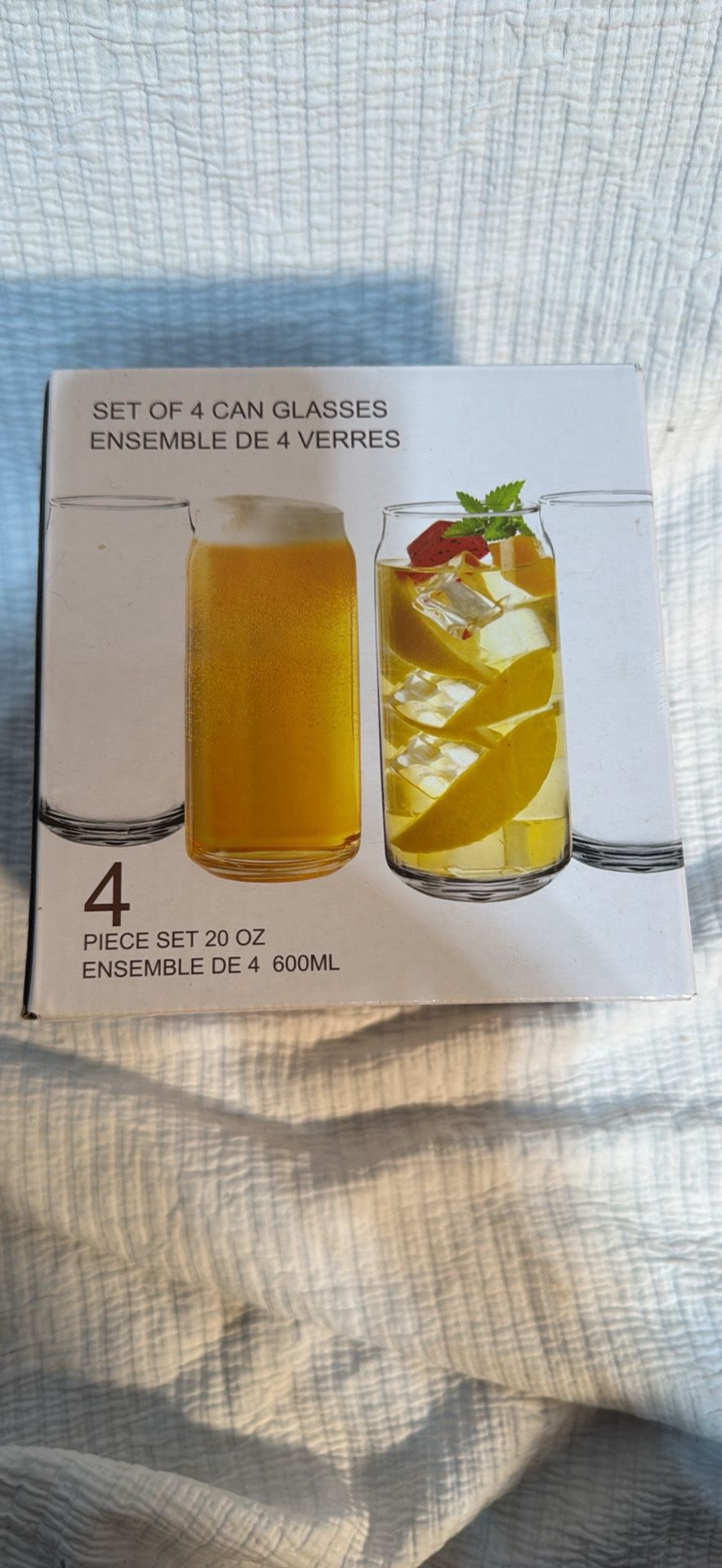 Can Glasses Set Of 4 New 