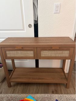 Entry way table with drawers