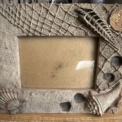 Decorative Resin Seashell Picture Frame 