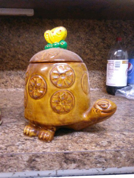 Turtle Cookie Jar