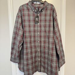 PX Clothing Men's Flannel Shirt Size 3XL