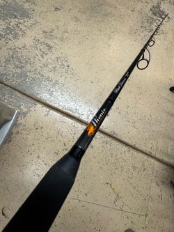 Phenix Black Diamond 8’MH spinning salt water fishing rod. Like new.