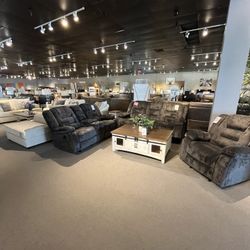 Manual Reclining Sofa And Loveseat 