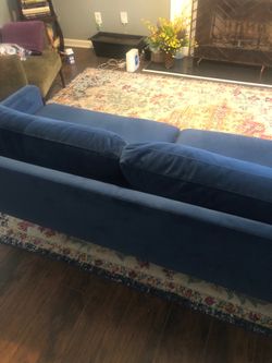 Blue sofa