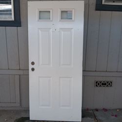 36×79 1/2  exterior laminated door for$85