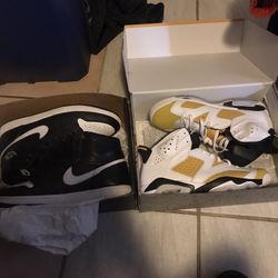 Retro 1s And Retro 6s  Sz12  Buy Both Pairs Together For $400