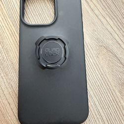 Quad Lock Case for iPhone 15 Pro Max Black