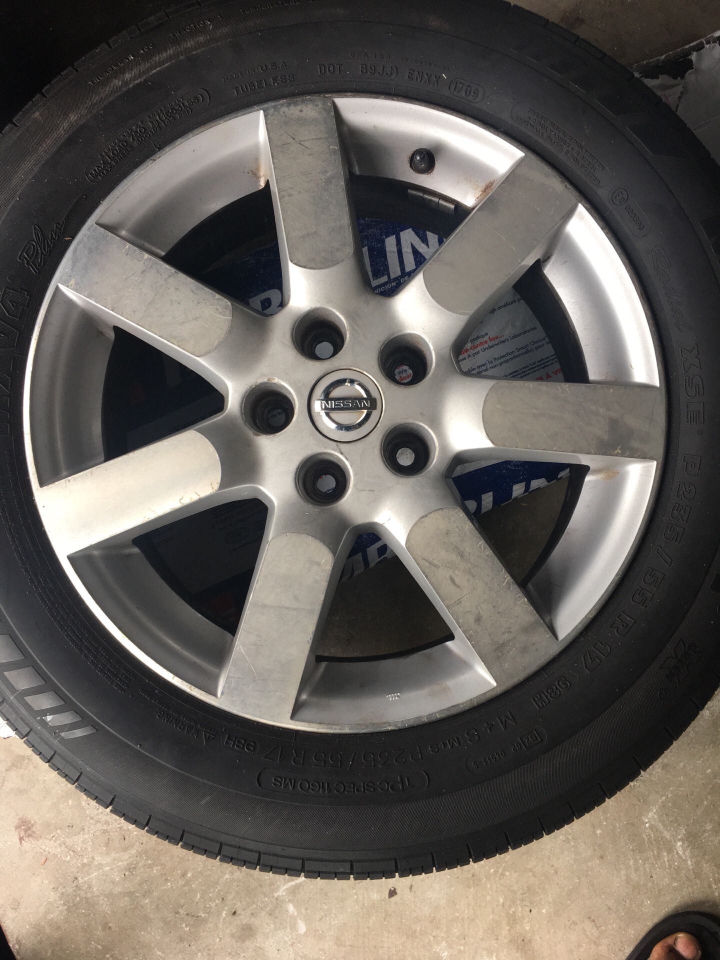 17 inch Rim for 2005-2007 Nissan Maxima