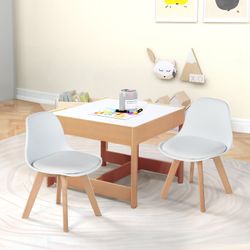 Frankfurt Small Dining Chair with Wooden Legs - Set of 2 or 4