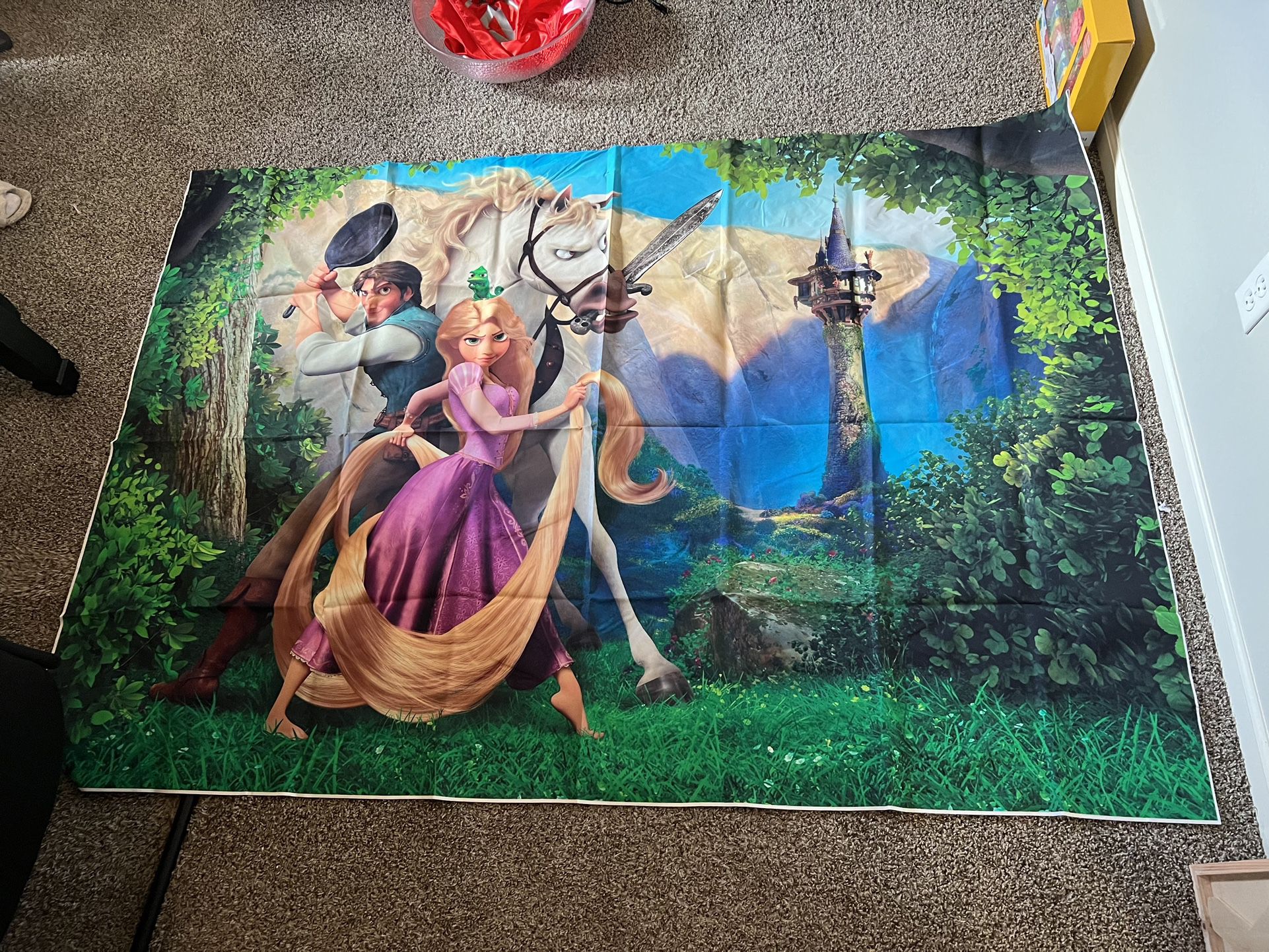 Disney Tangled Rapunzel Backdrop