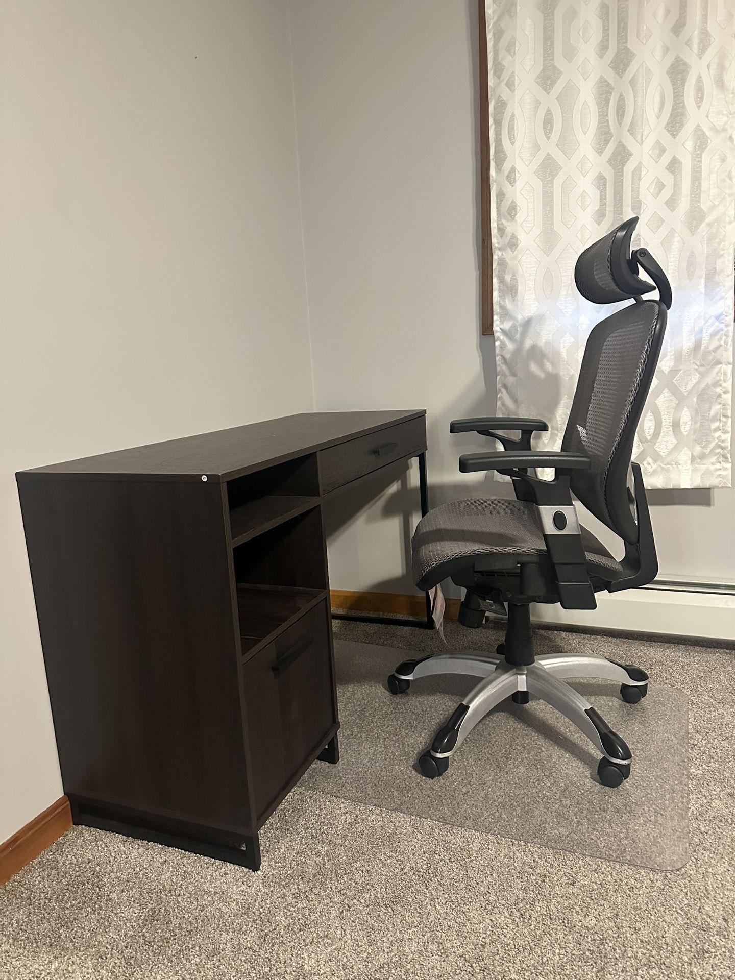 Desk, Chair And Mat