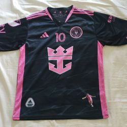 Replica Inter De Miami International Football Club #10 Messi Away Jersey Large MLS Soccer